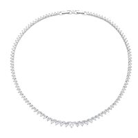 Collana Amen Donna Tennis in Argento Zircone CLTNCUBB - CLTNCUBB